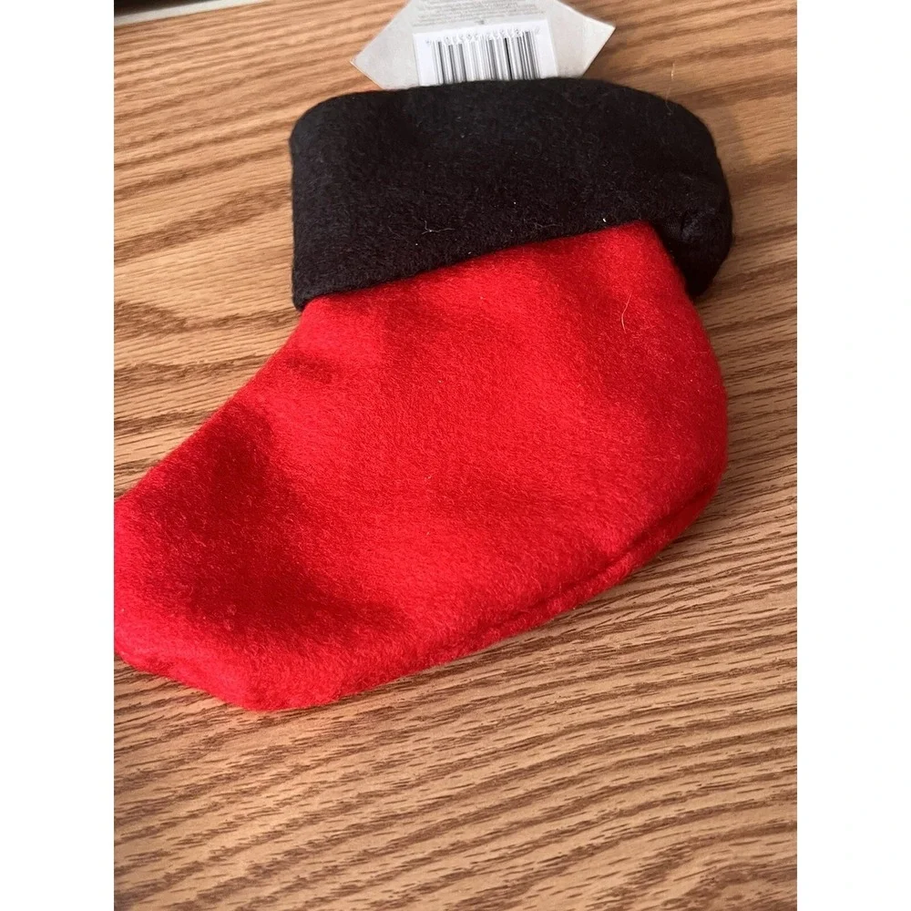 Trevco Nascar Dale Earnhardt‎ Jr Mini Christmas Stocking Red & Black 6 Inch NEW